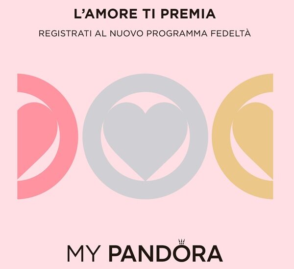 Pandora sconto benvenuto registrazione