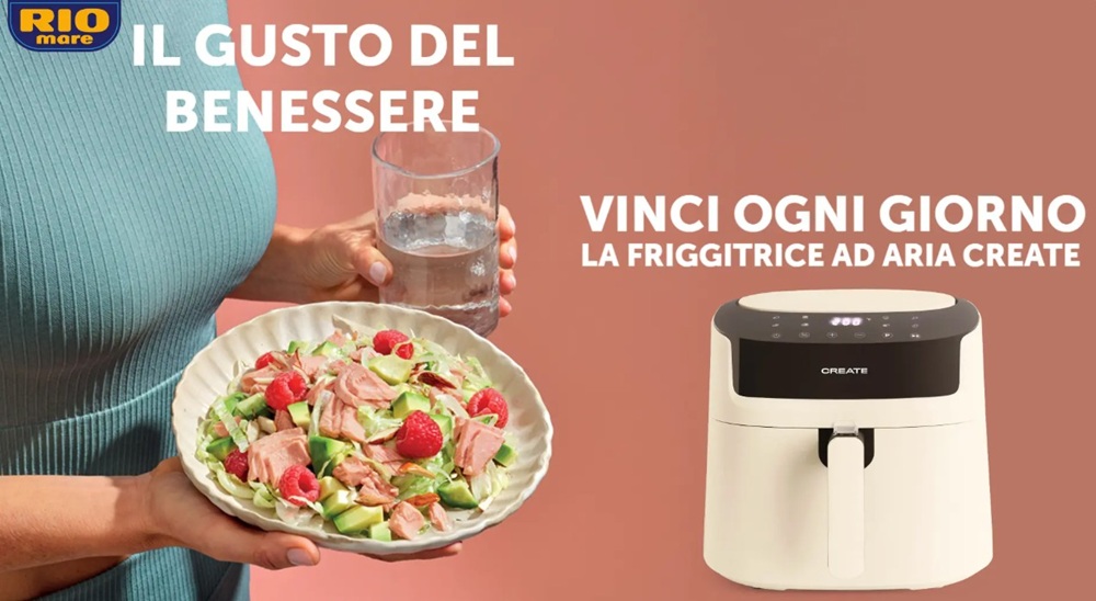 concorso Rio Mare friggitrice ad aria