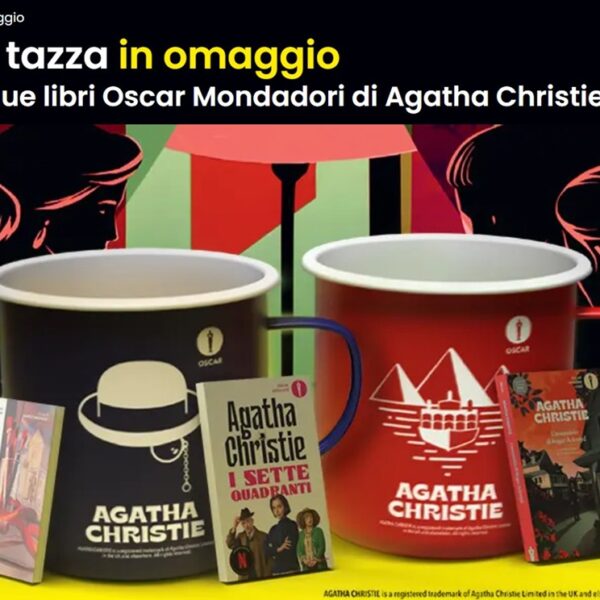 Tazza Agatha Christie in omaggio su IBS
