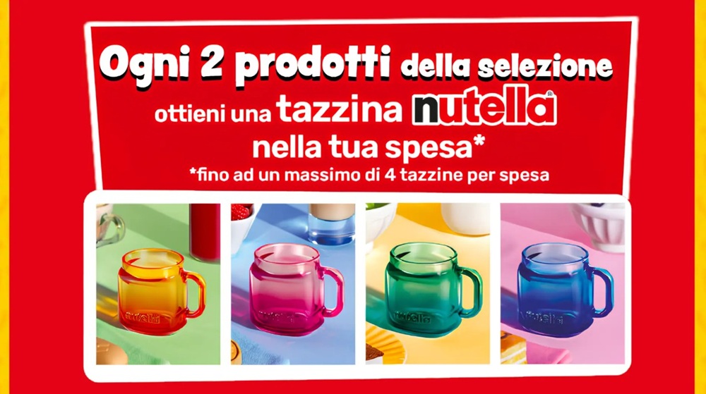 Premio Certo Nutella Esselunga: tazzina gratis online