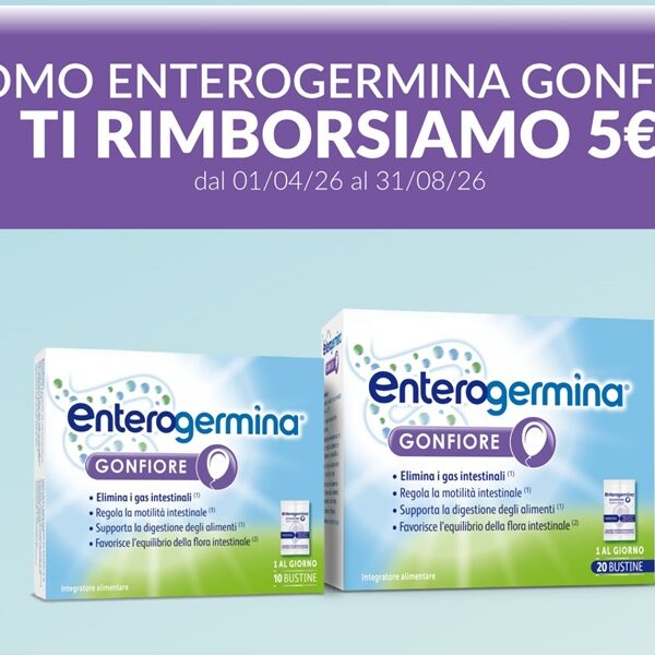 cashback Enterogermina Gonfiore