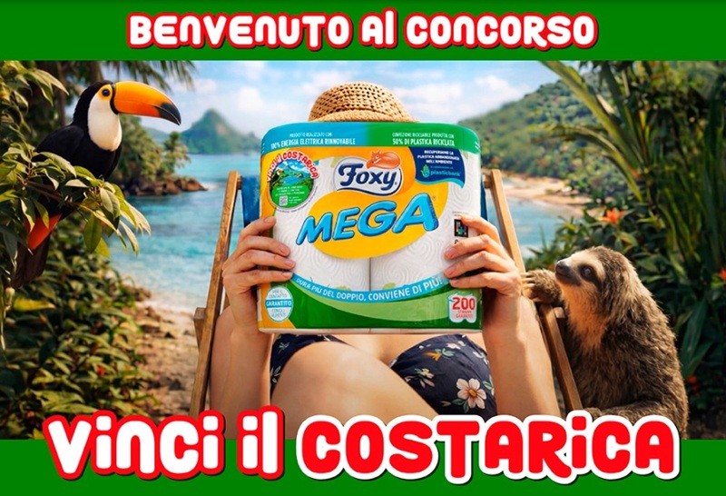 concorso Foxy Mega “Vinci il Costa Rica