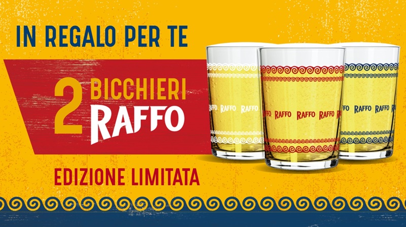 bicchieri Raffo omaggio 2026