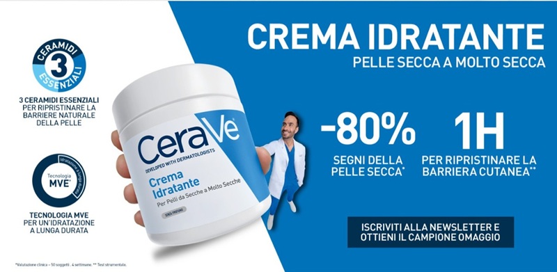 CeraVe campione gratuito newsletter