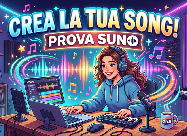 Crea musica con Suno. Provalo con GamsGo