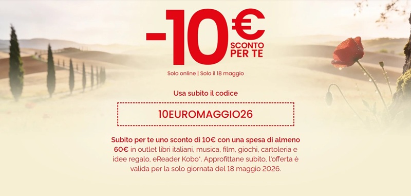 Feltrinelli offerta flash maggio 2026