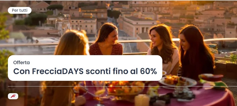 FrecciaDAYS Trenitalia offerta