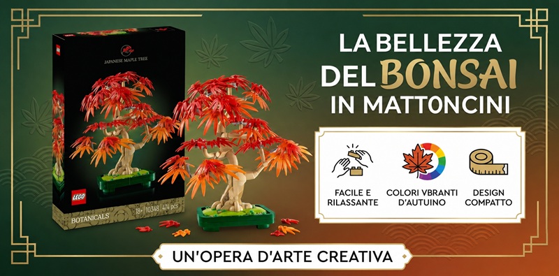 LEGO Bonsai Acero Rosso Giapponese 