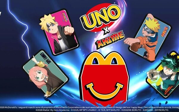McDonald's Happy Meal: arrivano i mazzi UNO x Anime da collezionare