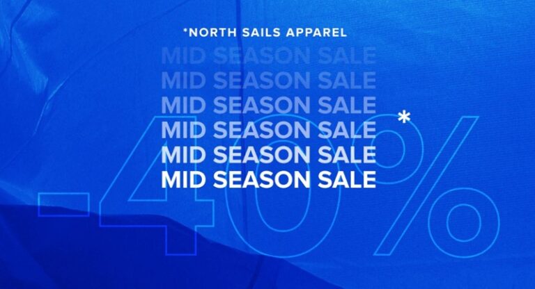 North Sails Mid Season Sale: -50% sul secondo articolo fino al 10 maggio 2026