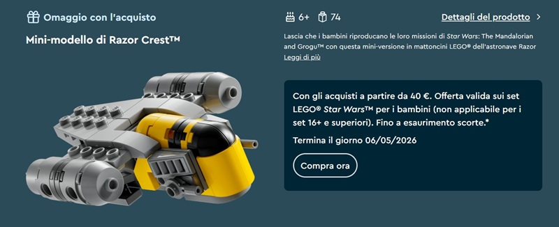 Mini-modello Razor Crest (30728)