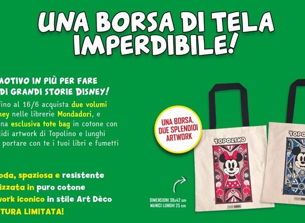 borsa Topolino gratis libreria Mondadori