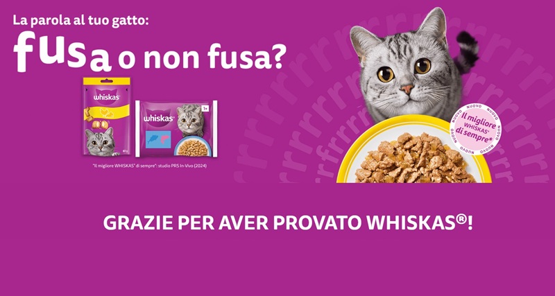 concorso Whiskas Fusa o Non Fusa