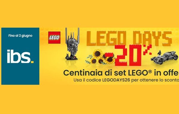 LEGODAYS26 codice voucher IBS