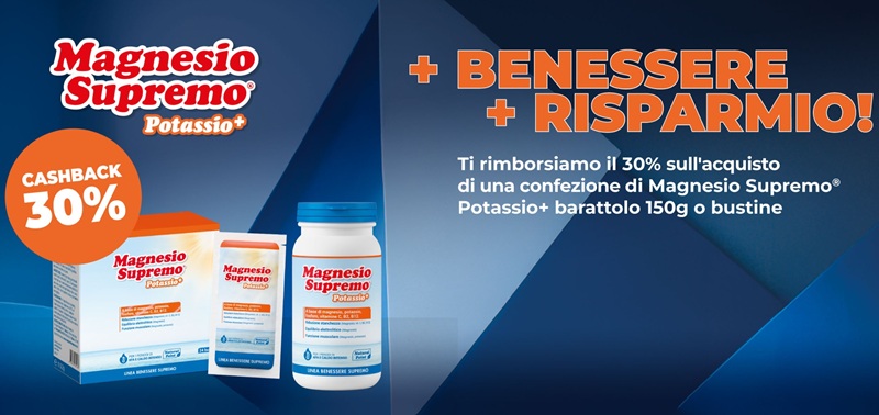 cashback Magnesio Supremo Potassio