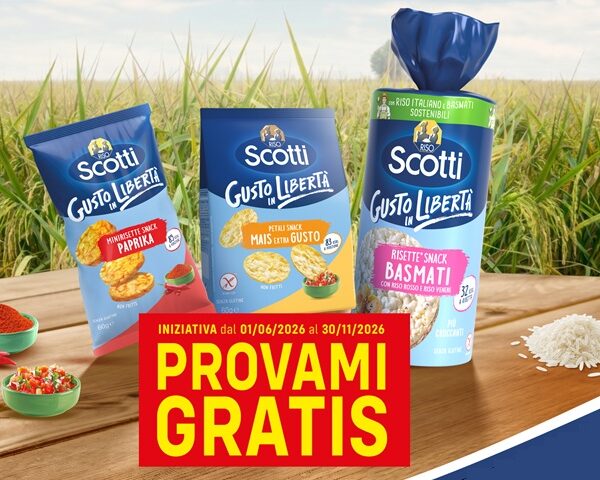 cashback Riso Scotti Provami Gratis rimborso