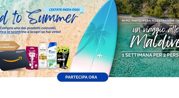 concorso Vinci la tua estate P&G