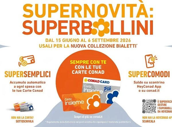 raccolta bollini Bialetti Conad 2026