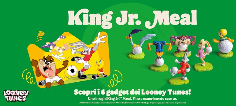 Looney Tunes King Jr. Meal Burger King
