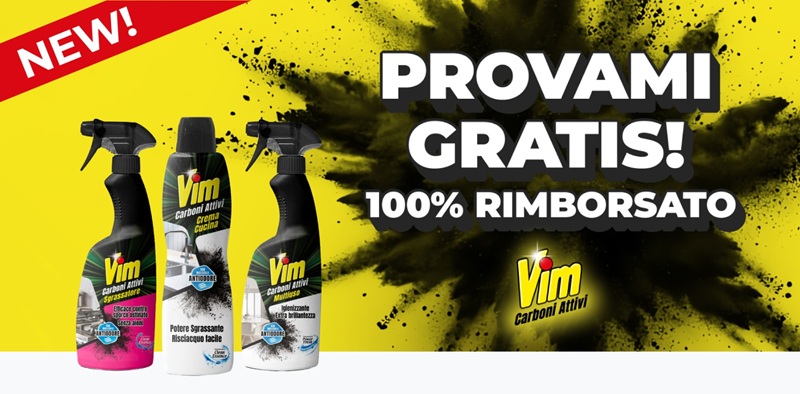 cashback Vim Provami Gratis rimborso