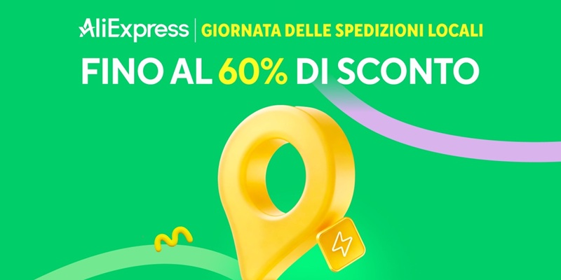 Codici sconto AliExpress dal 1° al 7 agosto: fino a 60€ di sconto e spedizione rapida da magazzini italiani ed europei