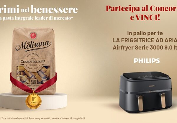 La Molisana: vinci friggitrice ad aria Philips
