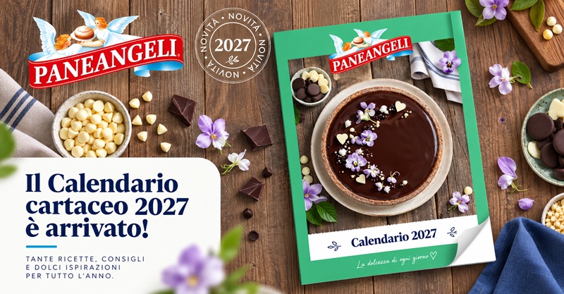 Richiedi gratis il Calendario Paneangeli 2027 con 12 ricette inedite: spedizione a casa gratuita, scorte limitate. Ecco come ottenerlo in pochi click.